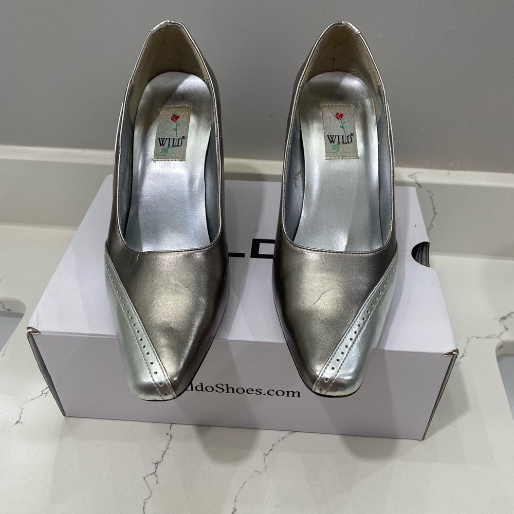 Wild size 10 shoes Silver
